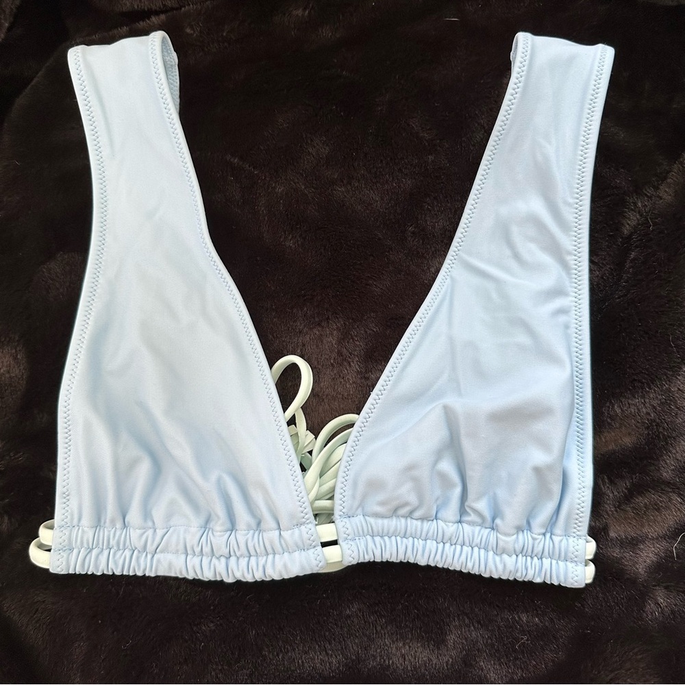Light Blue Women's Bikini Top